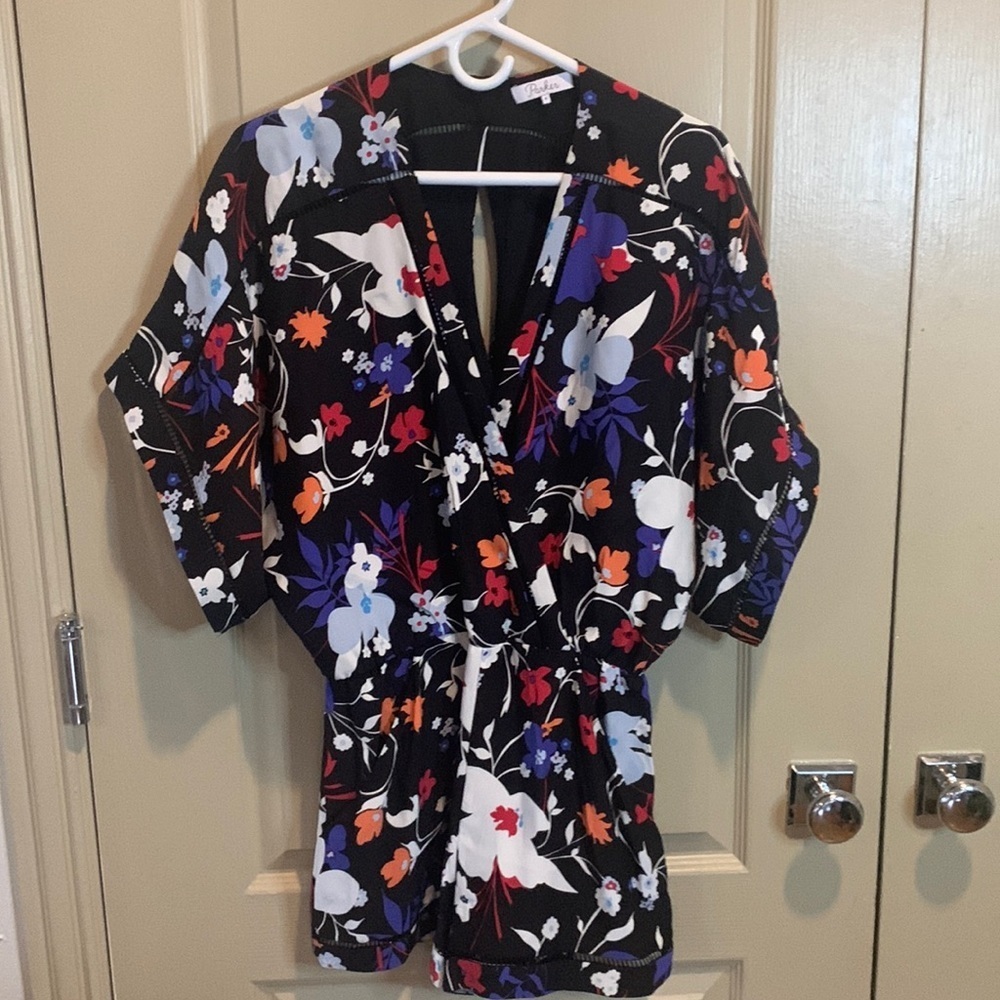 Parker Shorts Romper, Medium